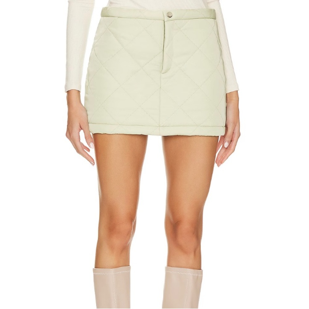 Revolve quilted ski skirt